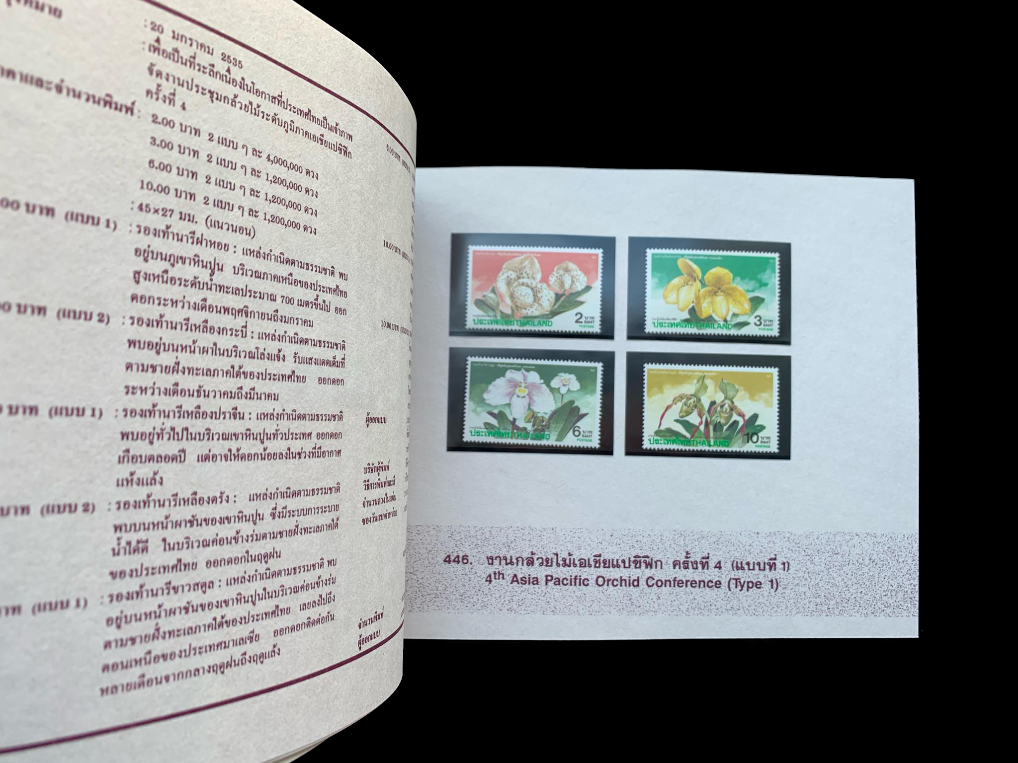 สมุดตราไปรษณียากรไทยประจำปี 2535