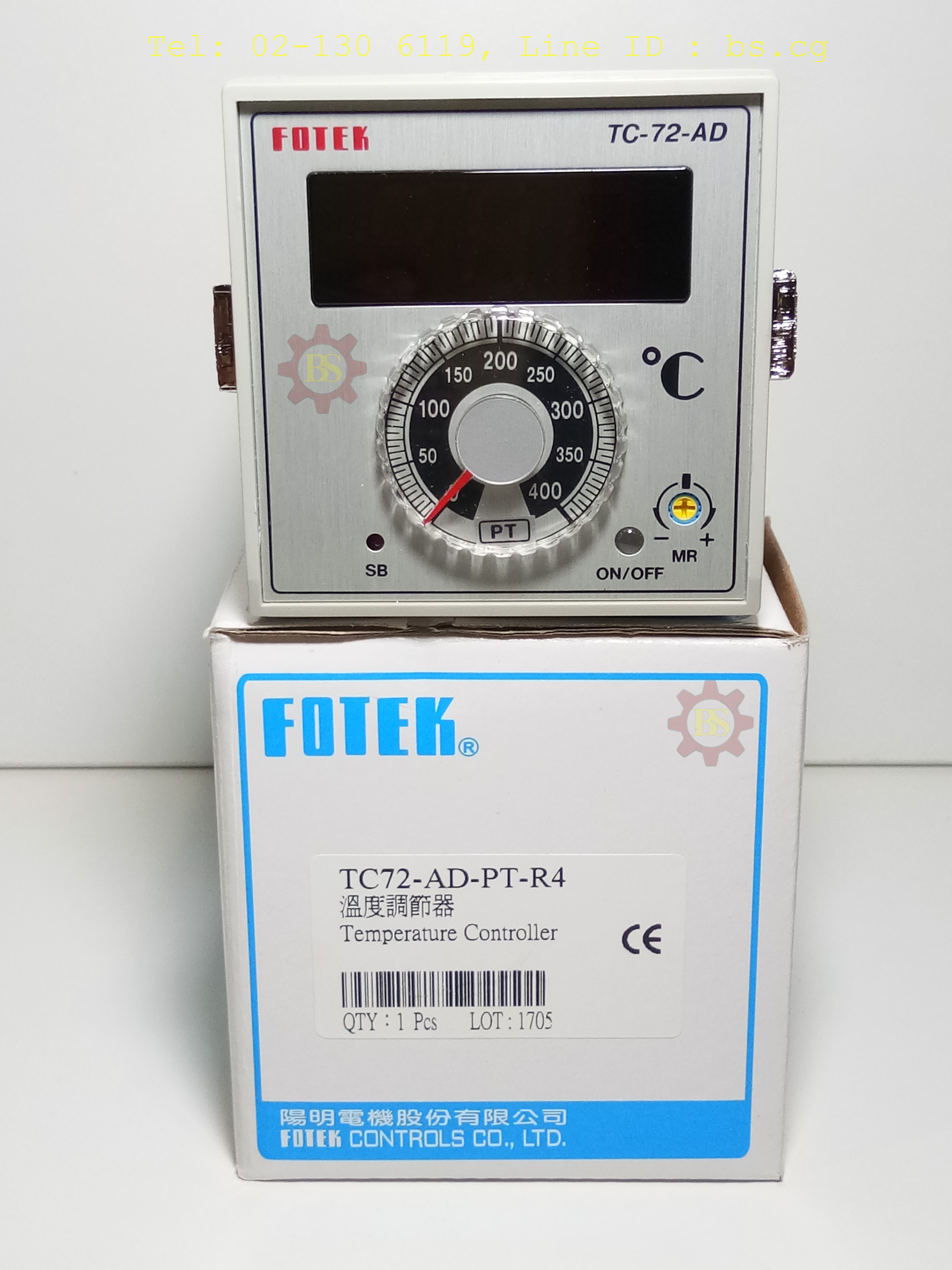 FOTEK : Temperature Controller TC72-AD-PT-R4