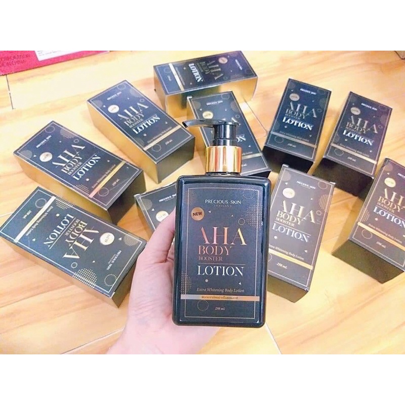 𝐀𝐇𝐀 𝐁𝐎𝐎𝐒𝐓𝐄𝐑 𝐋𝐎𝐓𝐈𝐎𝐍 250ml โลขั่นเอเอชเอ +อัลฟ่าอาร์บูติน +คอลลาเจน
