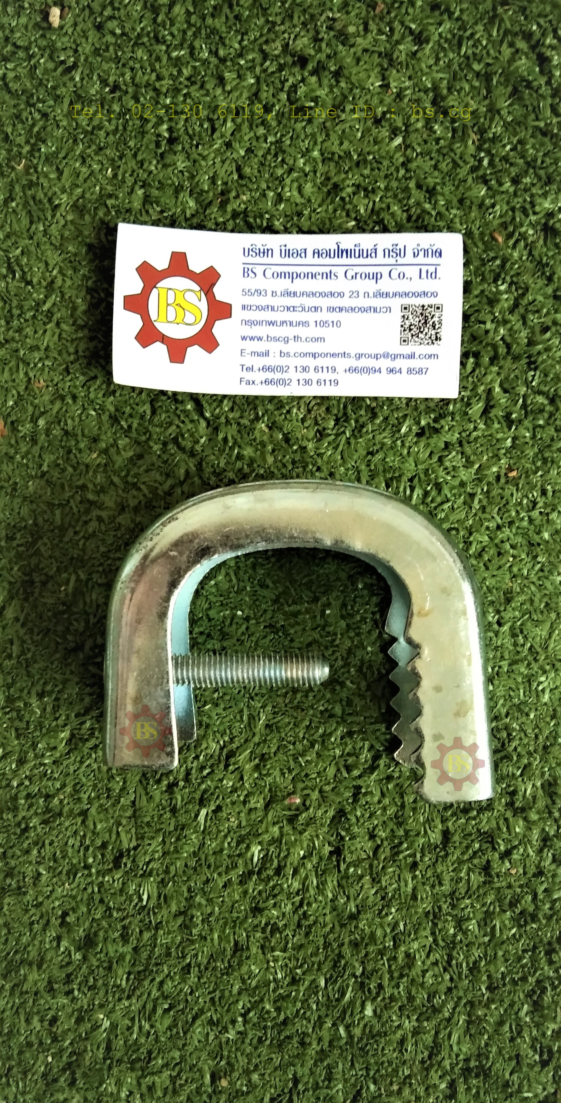 แคล้มฟันจระเข้ เบอร์ 3W ชุบขาว (beam clamp) 17-45mm.