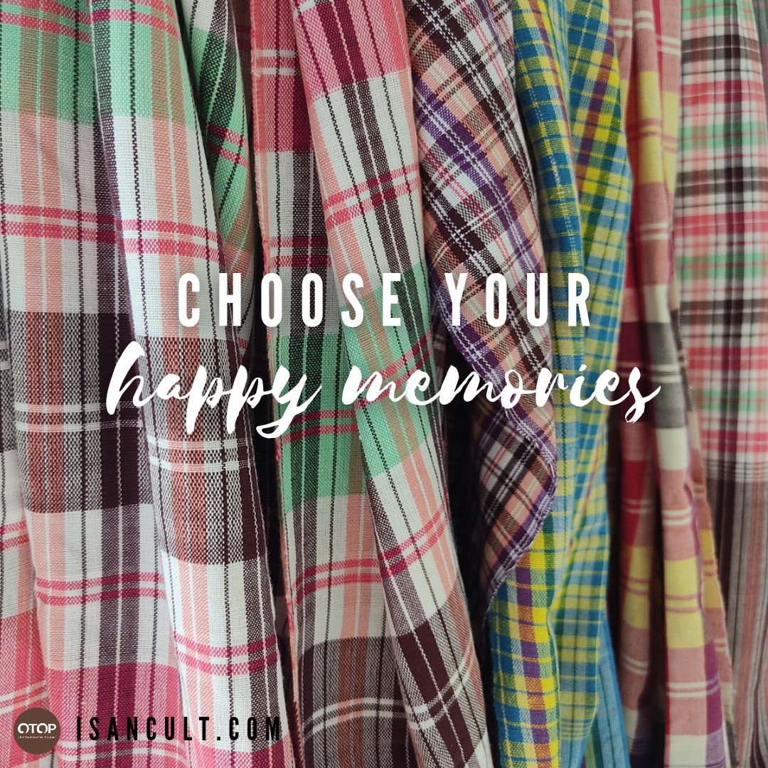 🌳 ผ้าขาวม้าทอมือ แบบที่ 1 ❤️ 90x200 cm. ผ้าขาวม้าฝ้าย เย็บริมพร้อมใช้ แน่น ทน สวย LOOM