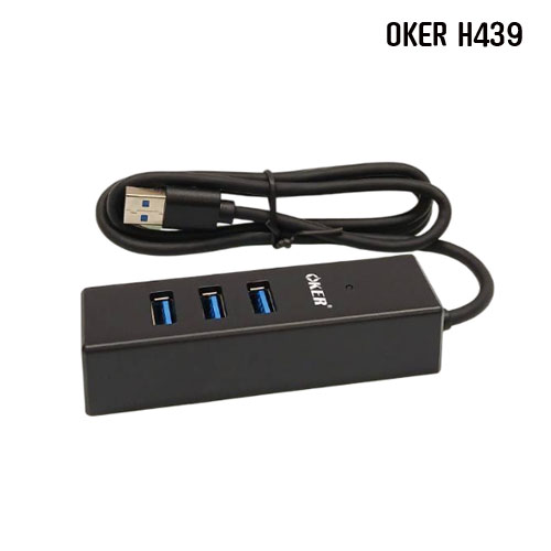OKER H-439 OKER HUB 4 PORT USB 3.0 H-439 HB-4P-OK-439BK