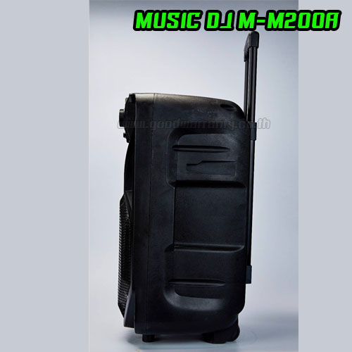 MUSIC DJ M-M200A SPEAKER /1200W 12inch+MIC*4ไร้สาย BLUETOOTH 40*40*60 SP-MJ-12-M200A