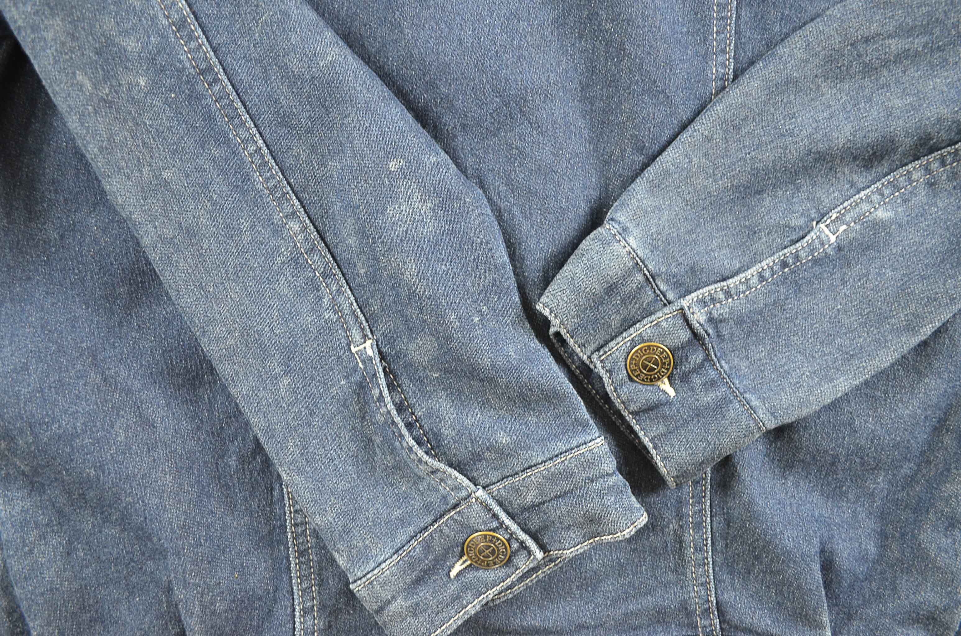 JEANS อกจริง48' (3XL) เสื้อแจ็คเก็ตยีนส์ เสื้อยีนส์แขนยาวหญิงชาย ผ้ายีนส์ยืด ผ้านุ่มใส่สบายใส่คลุมกันแดด