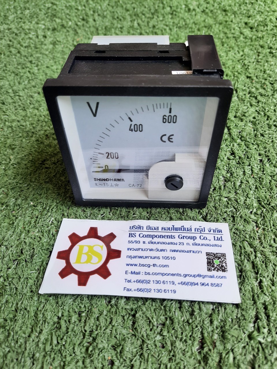 Shinohawa : AC Volt Meter 600V CA-72 72x72mm.