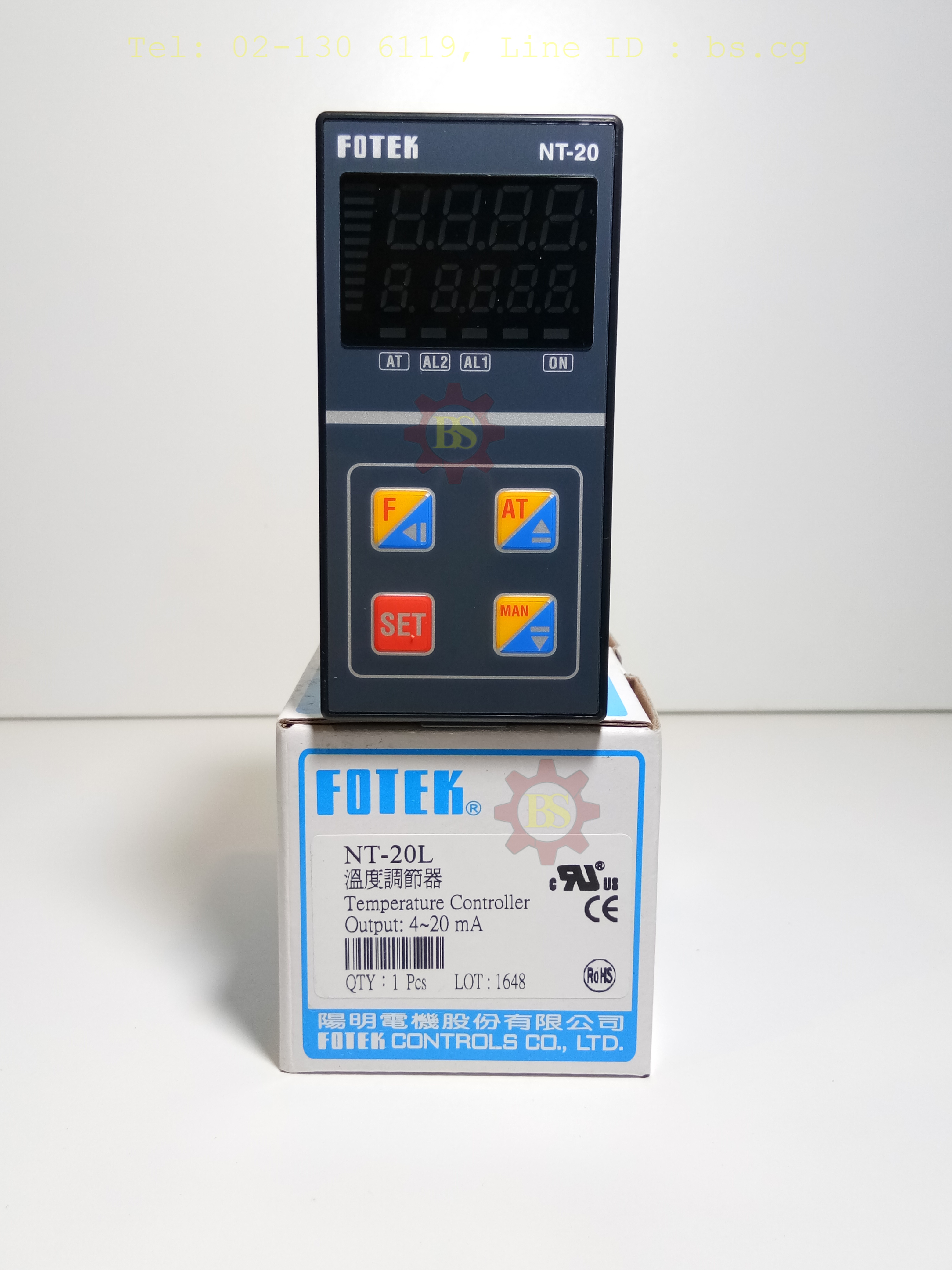 FOTEK : Temperature Controller Output: 4-20 mA NT-20L