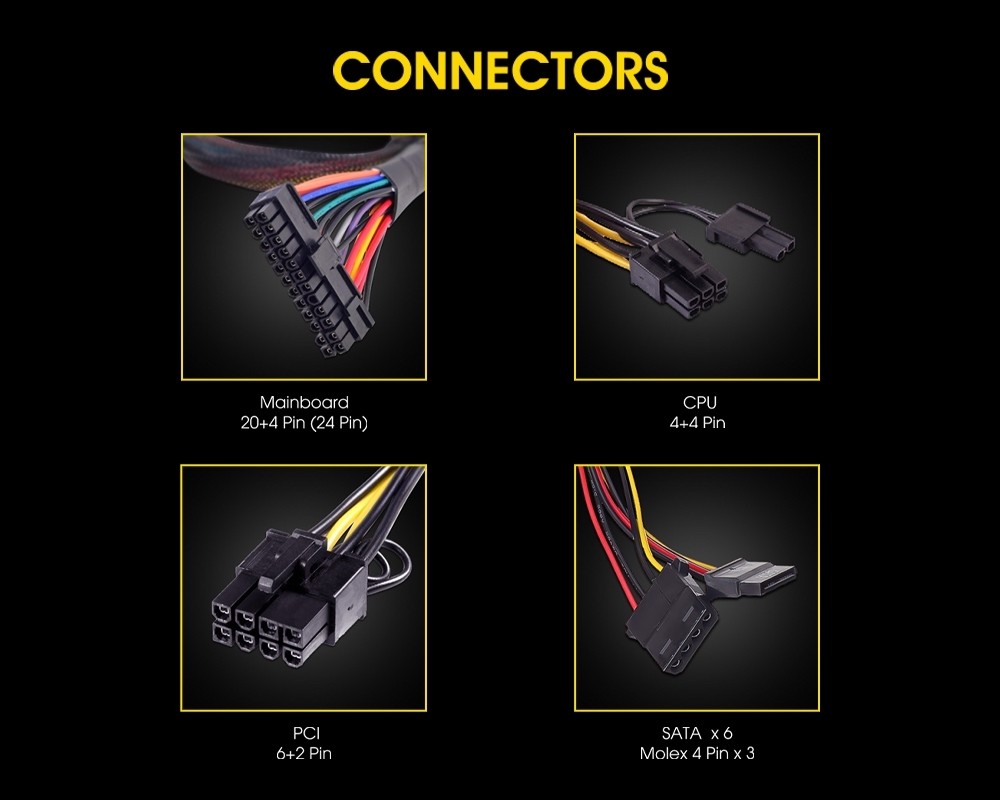 NUBWO NPS-020 POWER SUPPLY 650W 9.5*23.5*17 cm PO-NW-24-NP020