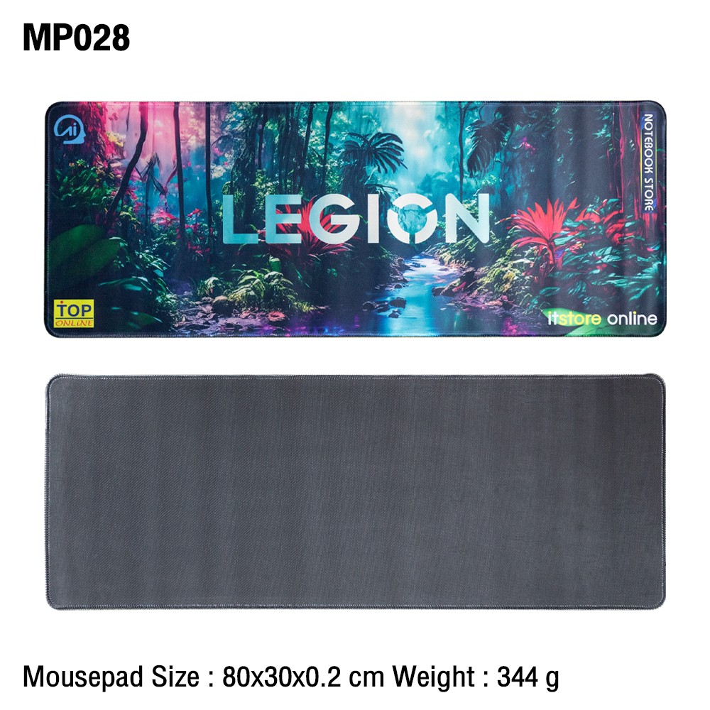 MP028 Mouse Pad แผ่นรองเมาส์พิมพ์ลาย 80x30 cm หนา2มิล MP-ML-GT-MP028