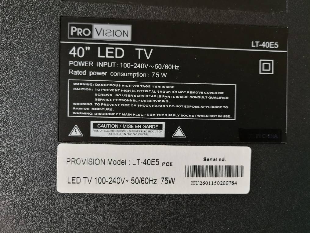 provision-LT-40E5_PCL เมนCV59H 25Q32