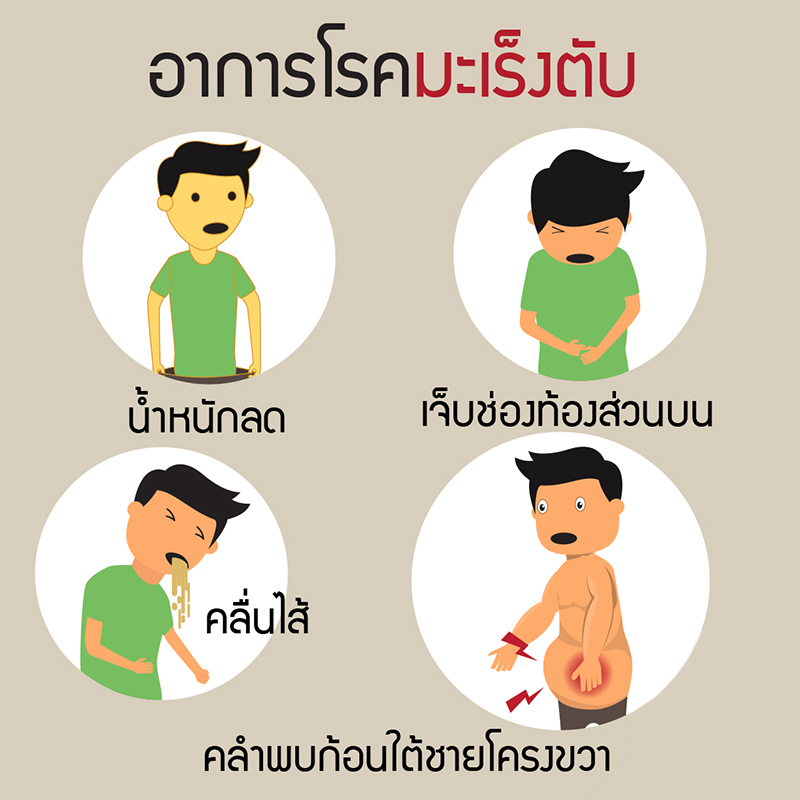 อาการของโรคมะเร็งตับ