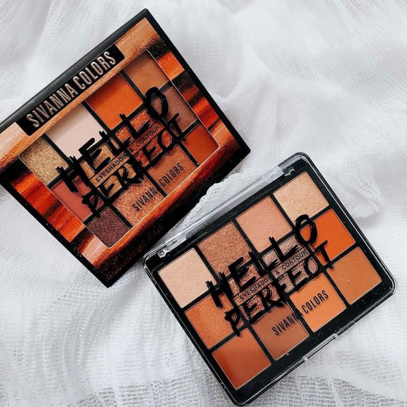 HF5016 Sivanna Colors Hello Perfect อายแชโดว์ บลัชออน ไฮไลท์ คอนทัวร์ ในตลับเดียว