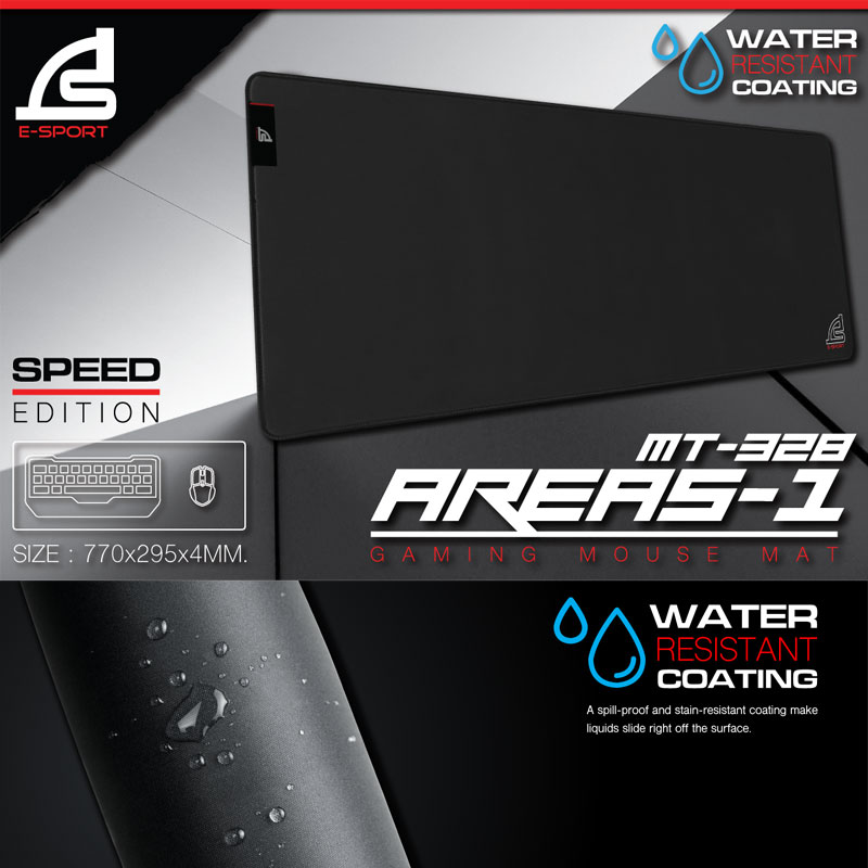 MT328 SIGNO E-SPORT AREAS-1 SPEED MOUSEPAD GAMING 77x29.5 cm 4มิล MP-SI-ES-MT328