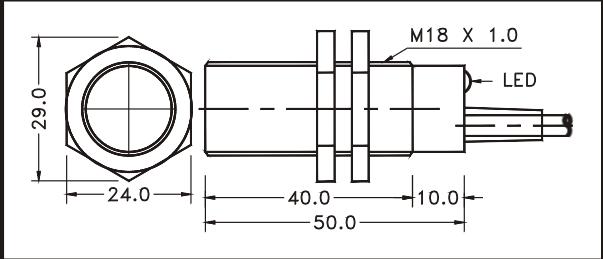 FOTEK: Proximity Sensor PM18-05P
