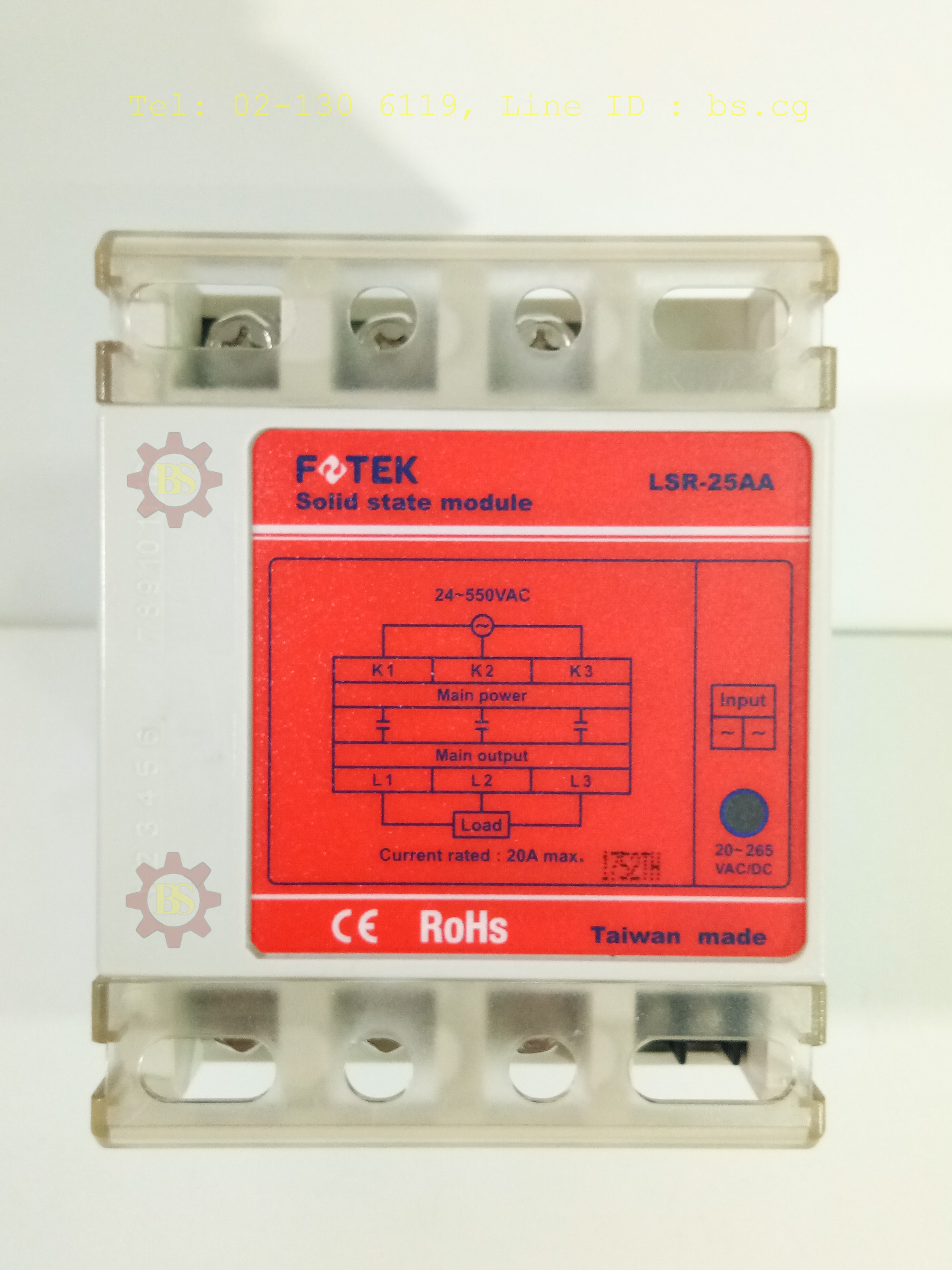 FOTEK : Solid State Module Power Reguiator LSR-25AA