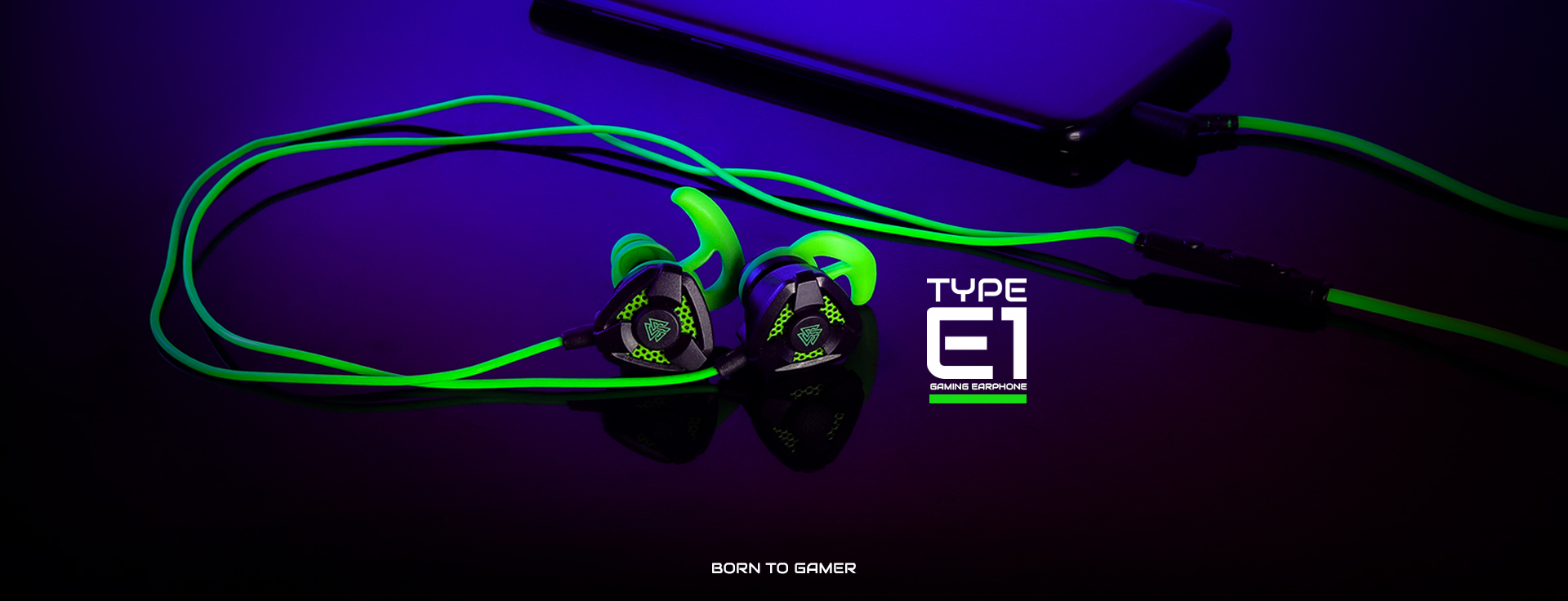 TYPE E1 EGA ZONE Gaming Headset Red HP-HM-EG-E1RED