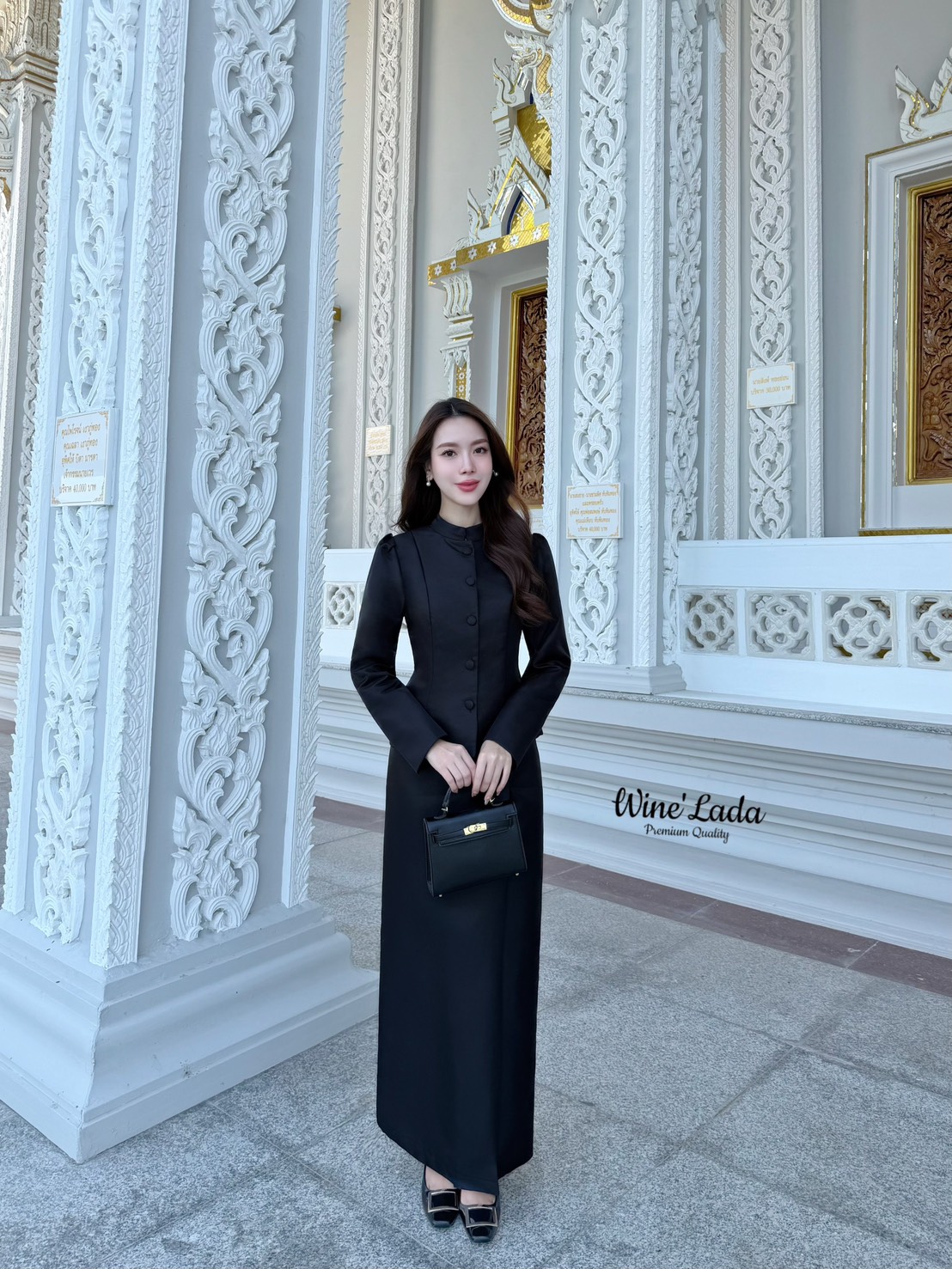 Set 2 Pcs. เซ็ทชุดไทยผ้าไหมเสื้อแขนยาว มาพร้อมกับกระโปรงผ้าไหม ทรงสอบเข้ารูป จะงานราช งานบุญ ได้หมดเนื้อผ้าใส่สบาย ทรงสวยมากค่ะ เป๊ะและเข้ารูป ใส่แล้วผอมเพียว กระโปรงซับในทั้งตัว ใครได้ลองแล้วจะหลงรักค่าา รับรองคุ้มเว่อร์ งานสวยมากค่ะ #Wine'Lada