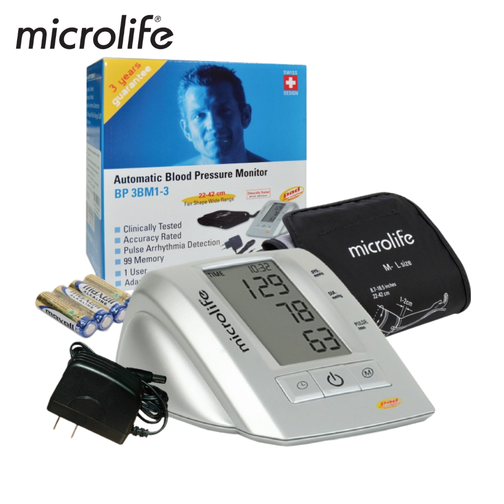 Microlife BP 3BM1-3 เครื่องวัดความดันโลหิตดิจิตอล