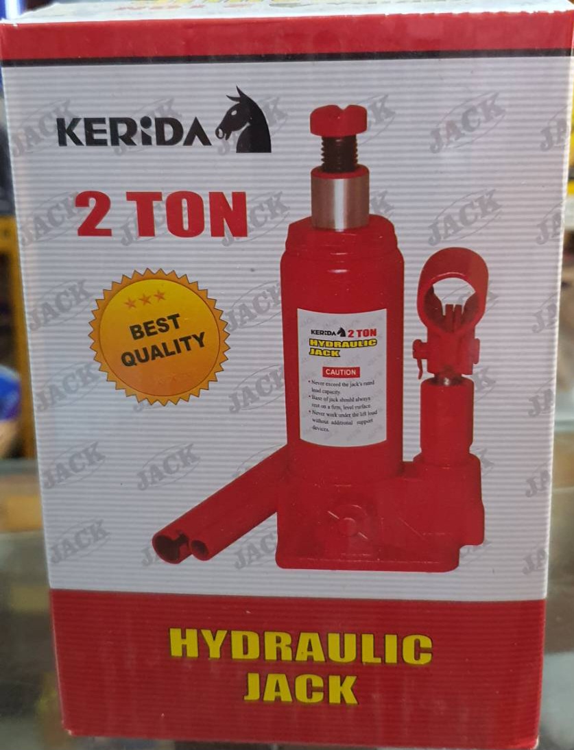 แม่แรง 2 ตัน Hydraulic Jack 2000 kg ตัวแม่แรง สู่ง 15 cm. ยืดสุด 32 cm. ราคา