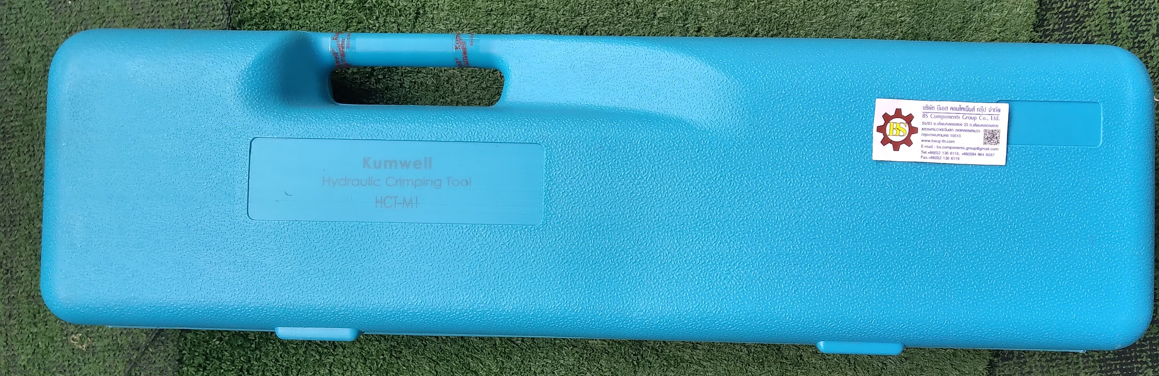 Kumwell : Hydraulic Crimping Tool HCT-M1 Crimping force 120 KN Stroke 42mm. Length 550mm.