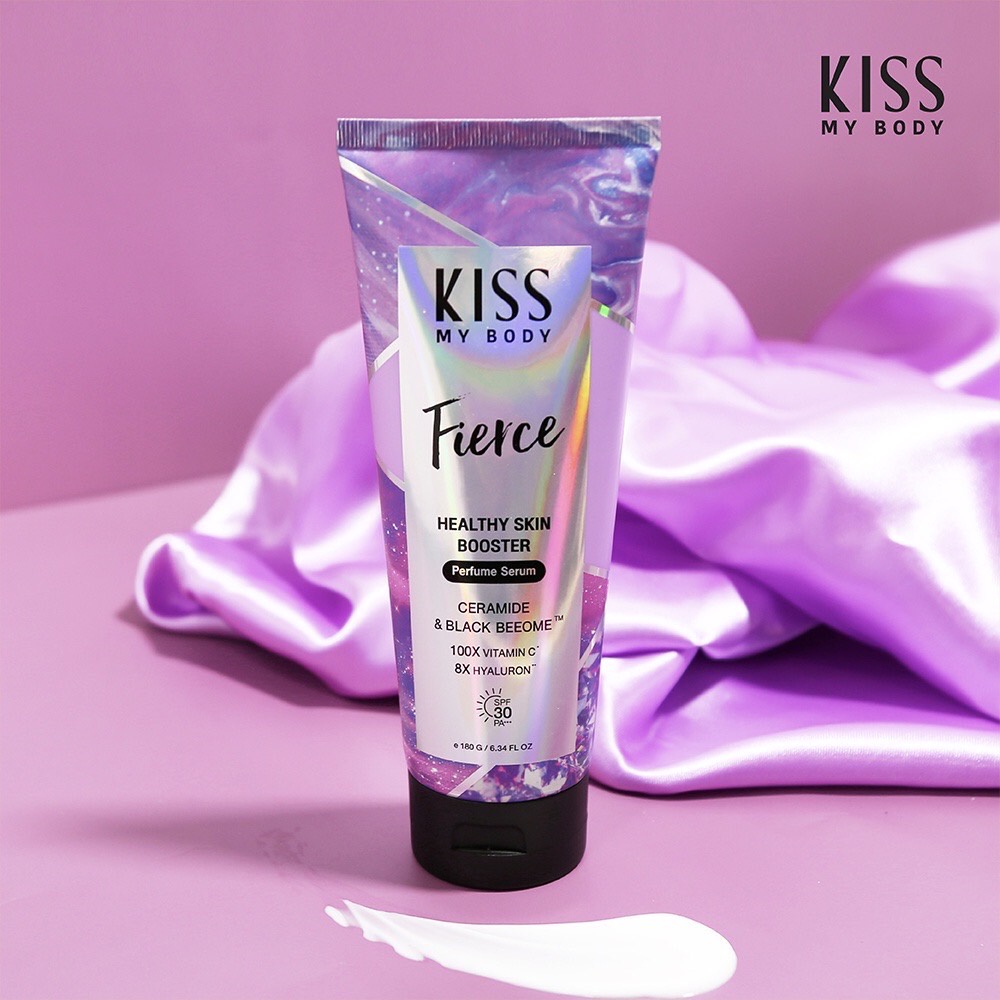 Kiss My Body Healthy Skin Booster Perfume Serum SPF 30 PA+++ 180กรัม โลชั่นน้ำหอม