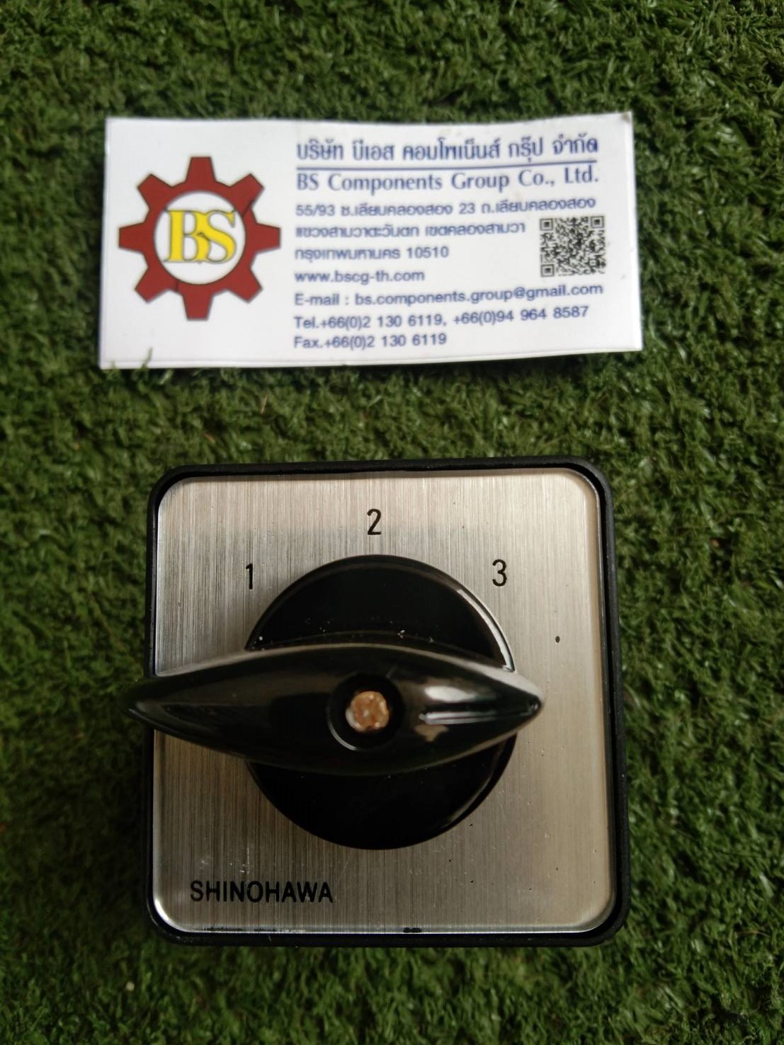 SHINOHAWA : ซีเล็คเตอร์ 3 ทาง AS315 48x48mm.