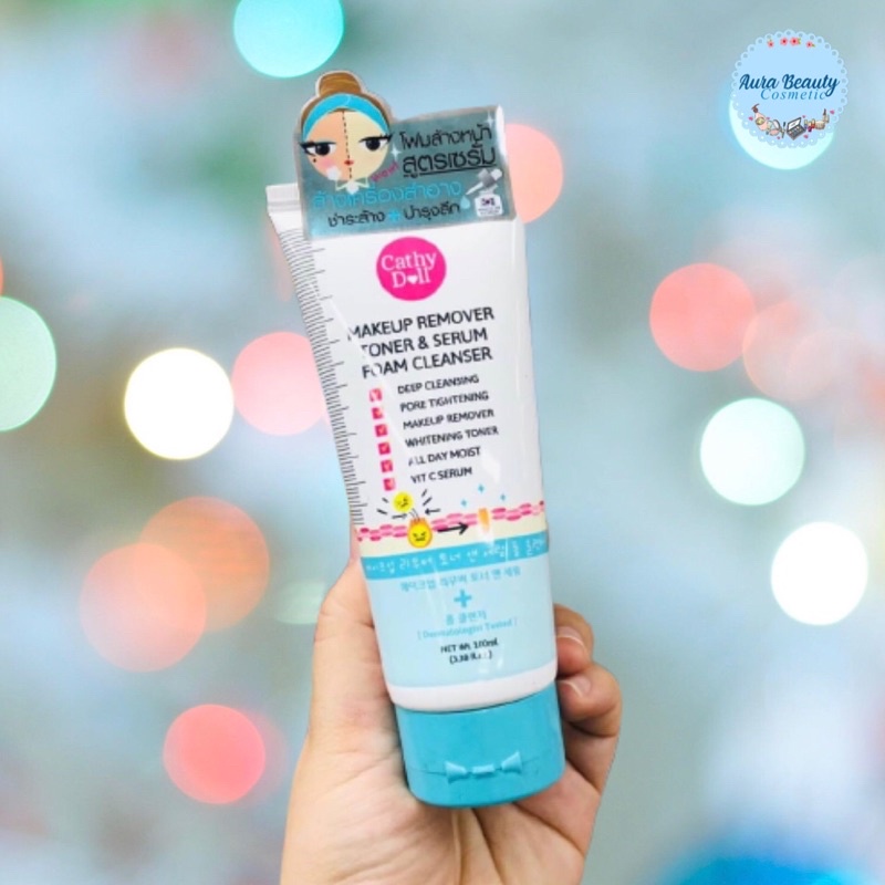 Cathy Doll Facial Foam โฟมล้างหน้า 3 สูตร โฟมล้างหน้าลดสิว / โฟมล้างหน้าผิวใส / โฟมล้างหน้าล้างเครื่องสำอาง