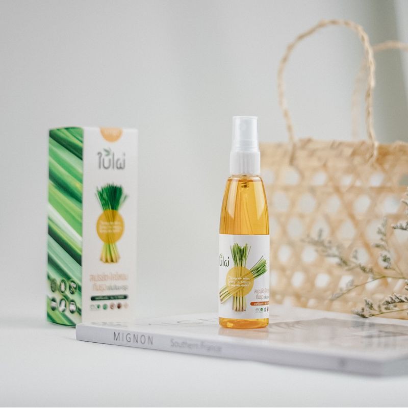 Baipai สเปรย์ตะไคร้หอมกันยุง กลิ่นส้มมะกรูด 65ML 🧡 Mosquito Repellant Spray สเปรย์กันยุง