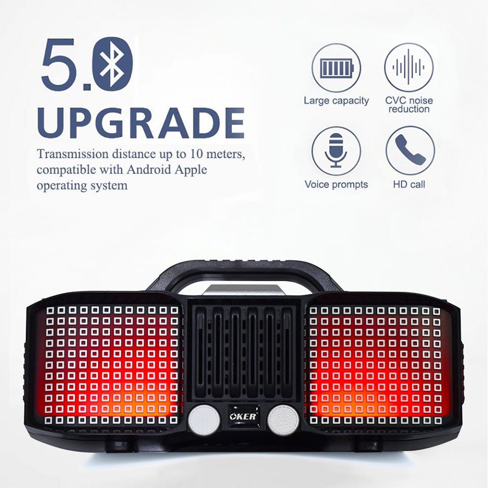OKER Speaker /BLUETOOTH / USB / TF / AUX / HANDSFREE SP-8019 SP-OK-21-2019