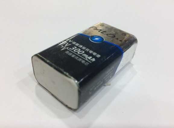 ถ่าน 9v ชาร์ทได้ 300mA (ต่อ1ก้อน)