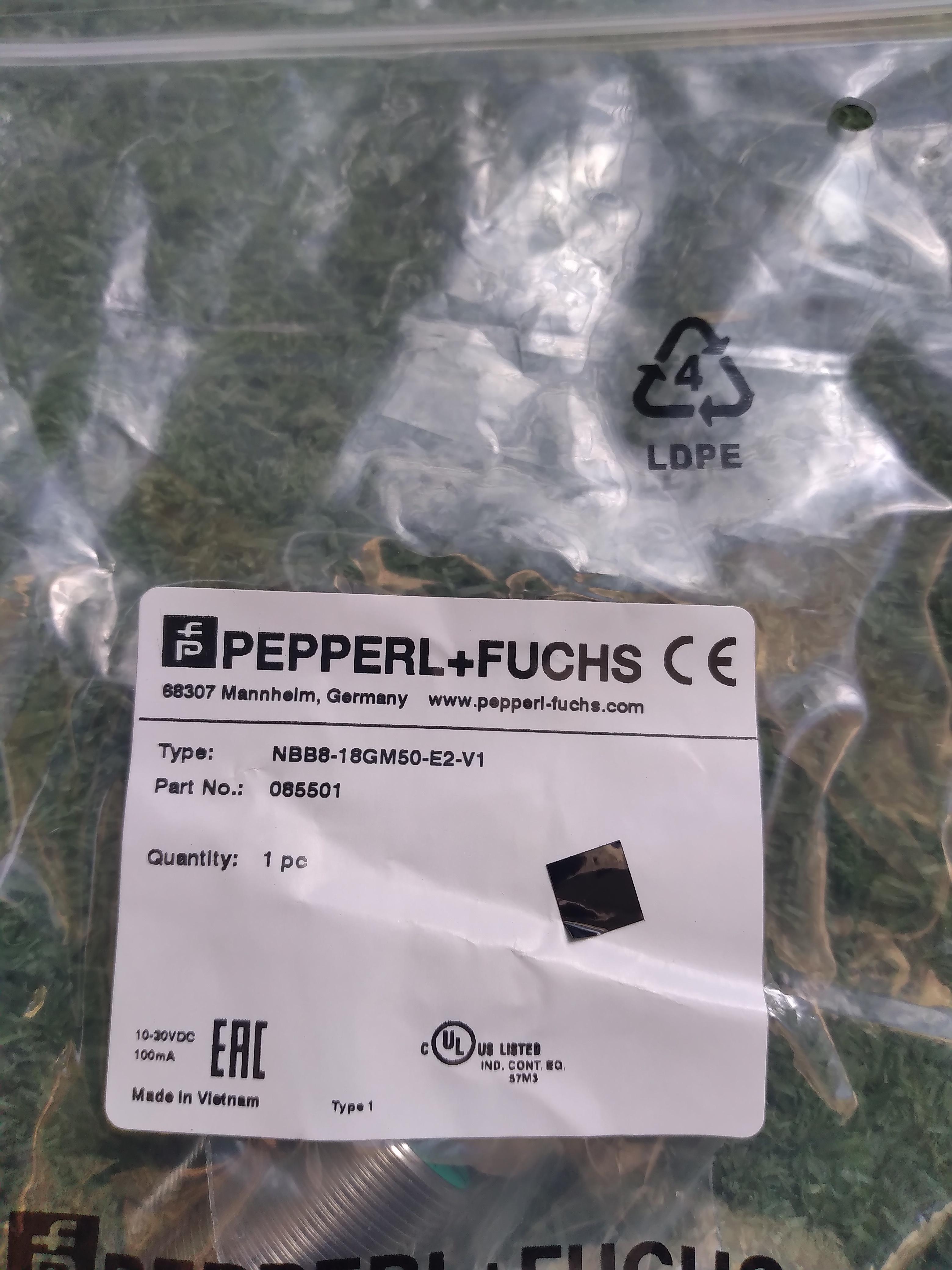 PEPPERL+FUCHS : Sensor NBB8-18GM50-E2-V1