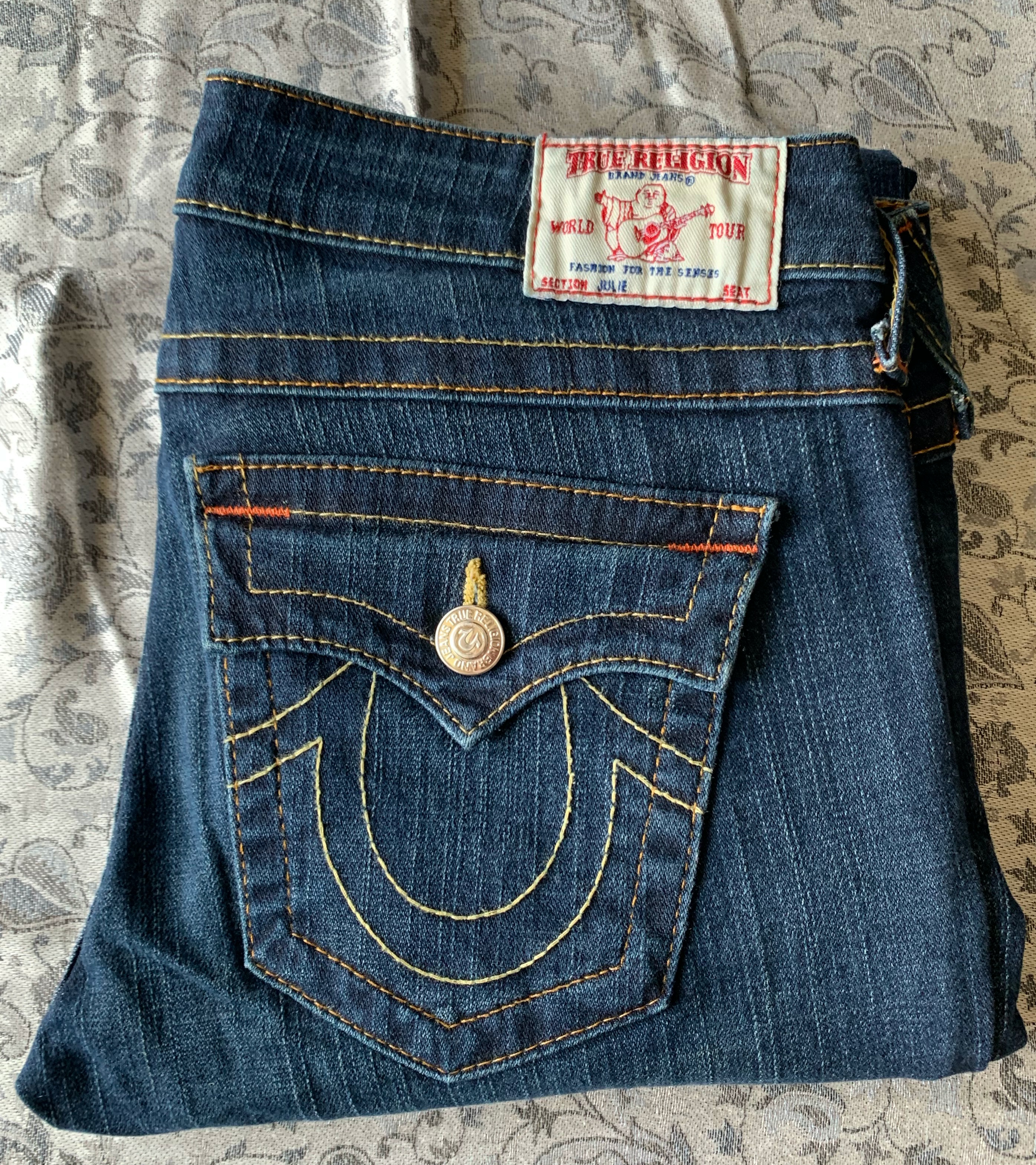 กางเกงยีนส์ผู้หญิงมือสอง TrueReligion Made in USA