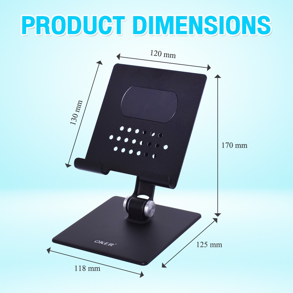 IP-145 OKER IPAD STAND ที่วาง tablet/มือถือ วัสดุแข็งแรงเป็นอลูมิเนียม HL-MB-ST-IP145