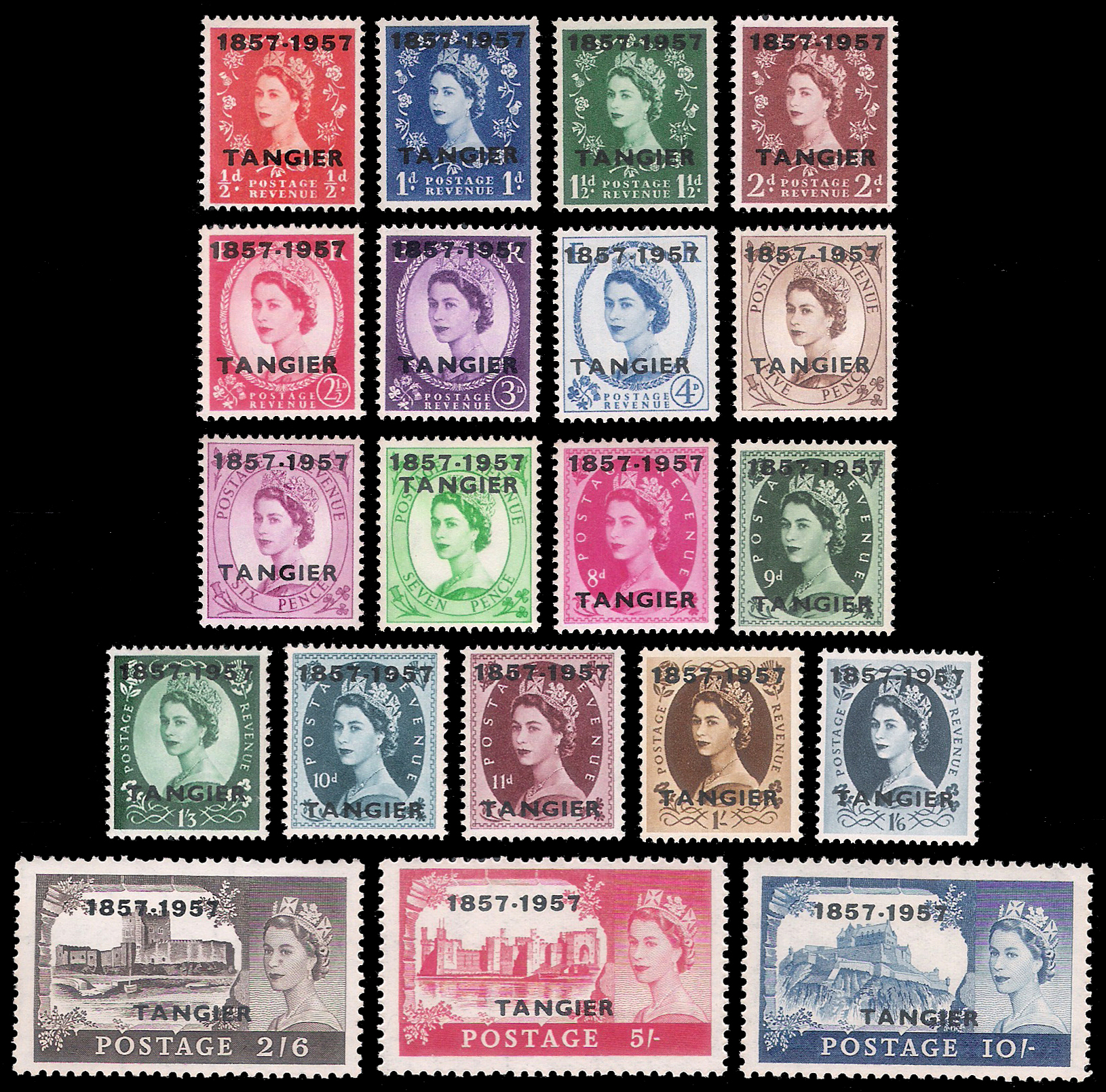 1952-1954 QEII Morocco Occupation (Set 20)