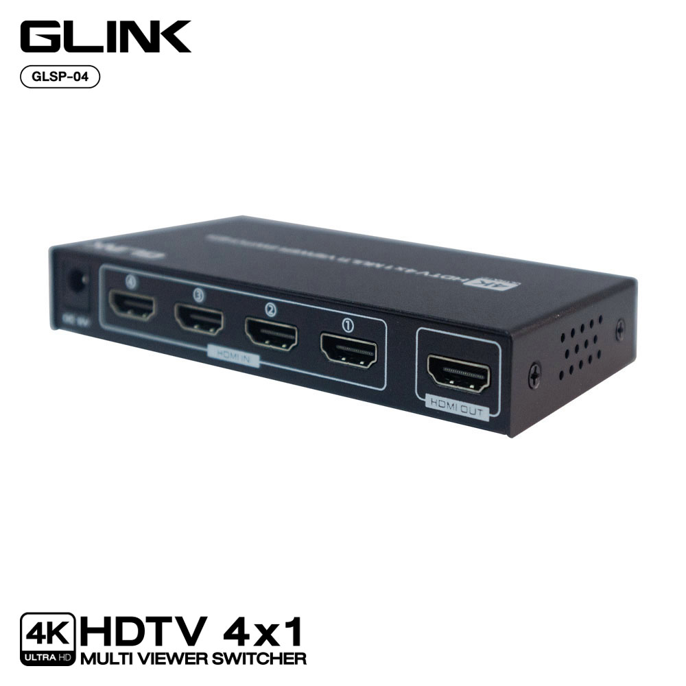 GLSP-04 GKINK MULTIVEWER SWITCHER 4K HDTV 4X1 SKU-03035