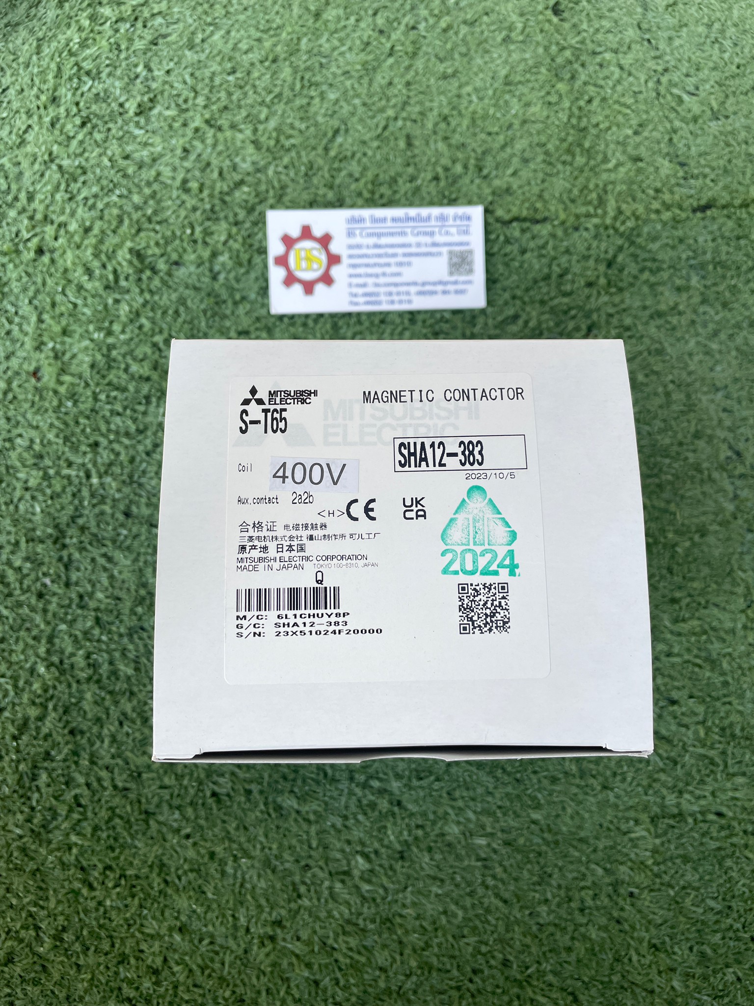 Mitsubishi : คอนแทคเตอร์ S-T65 coil 380Vac