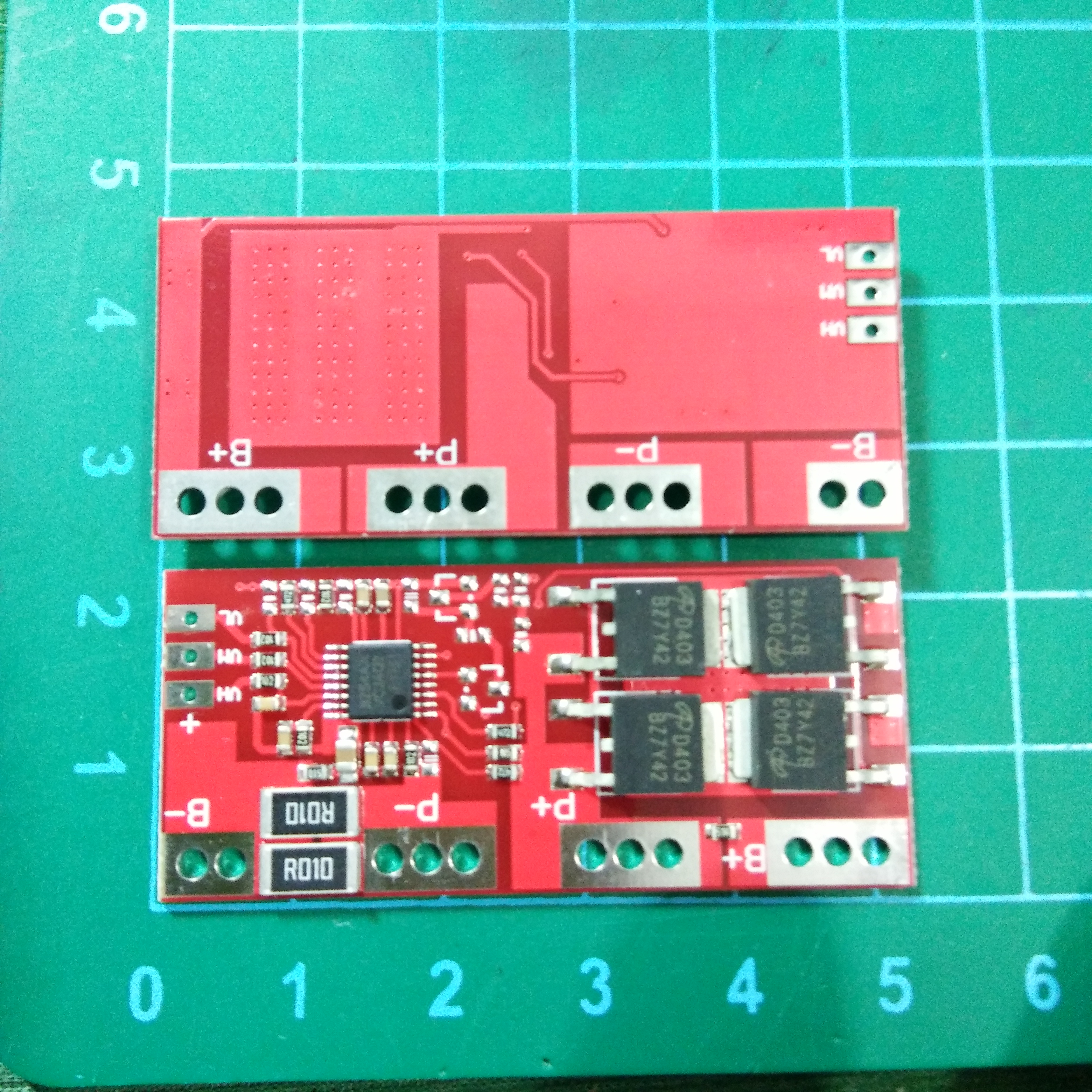 PCMแบตเตอรี่ลิเธียมบอร์ดป้องกัน 4เซล 30A เต็มตัดอัตโนมัติ 14.8V 16.8V