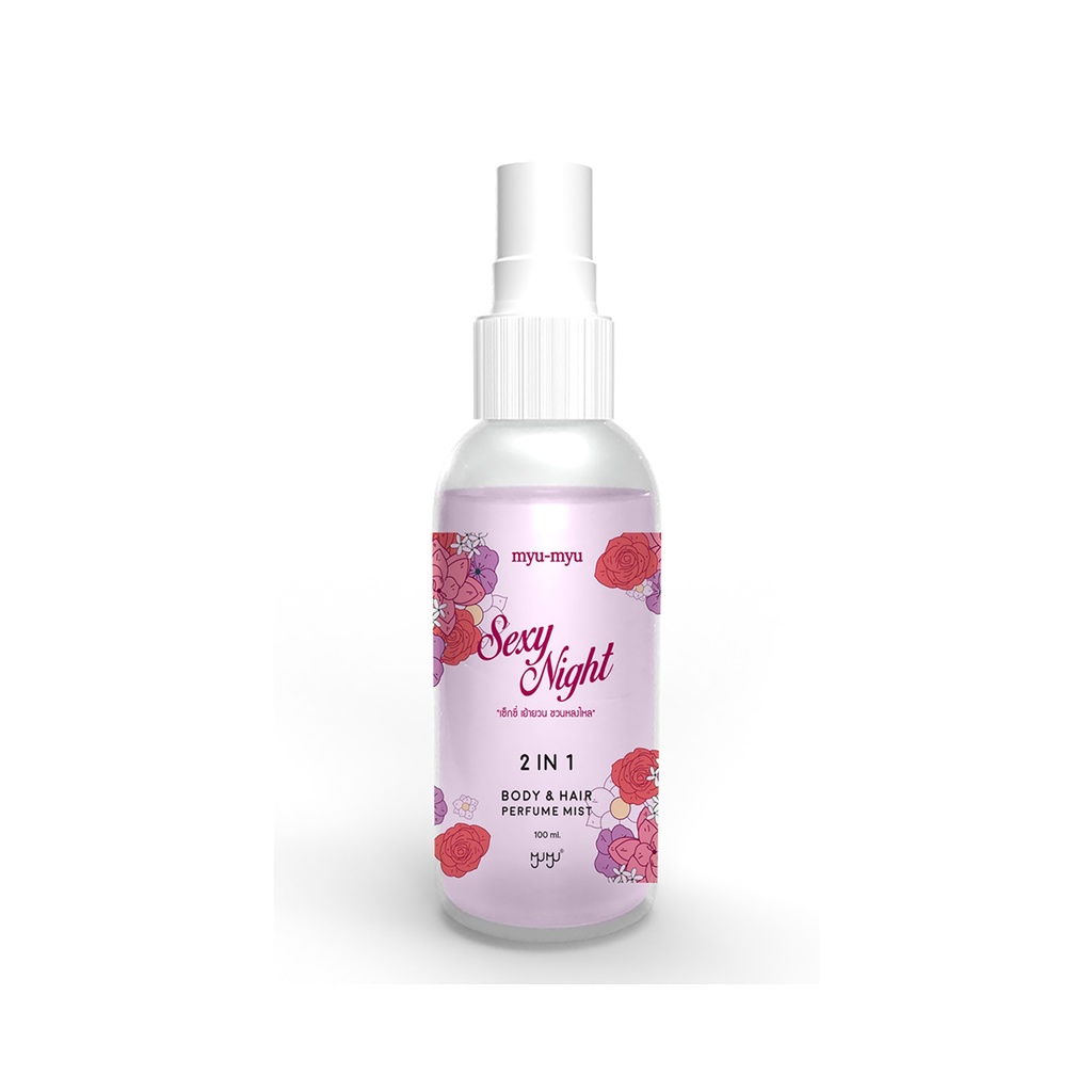 MYU-MYU HAIR & BODY MIST 100 ml มิว-มิว แฮร์ แอนด์ บอดี้ มิสท์ สเปรย์น้ำหอม