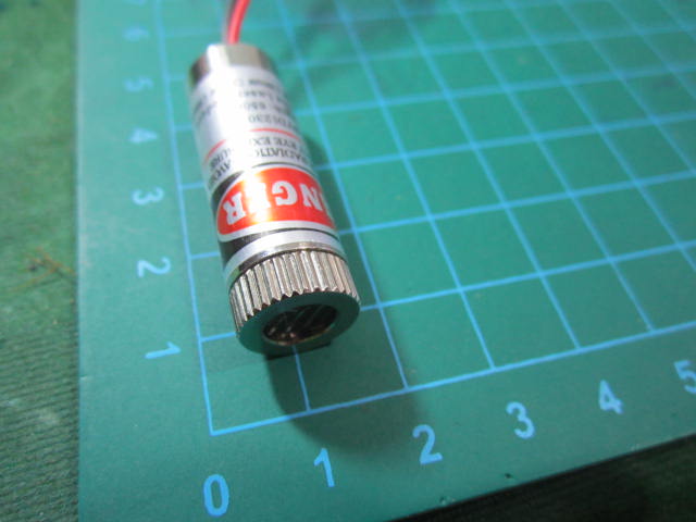 หัวเลเซอร์วัดระยะเลเซอร์ปรับความยาวโฟกัส 3-5V สีแดง