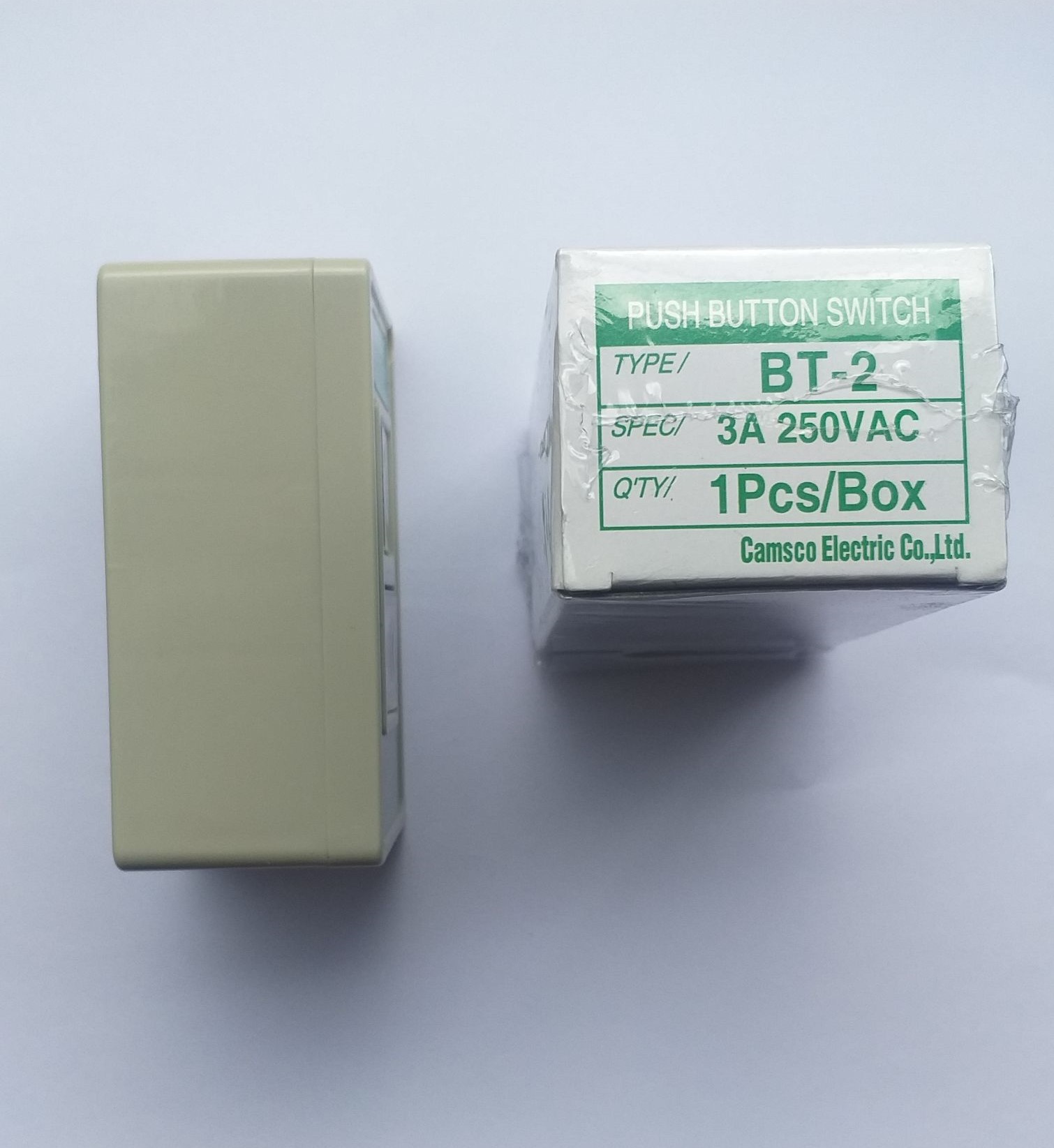 SHINOHAWA : สวิตช์กดจม ON-OFF BT-2 3A (CP021)