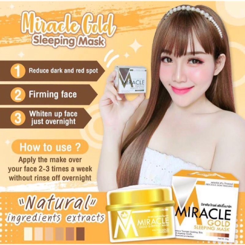 MIRACLE GOLD SLEEPING MASK 30g