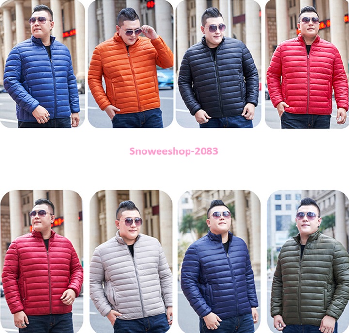 ใหญ่กว่านี้ไม่มีอีกแล้ว เสื้อดาวน์กันหนาวไซส์ใหญ่สุดถึง 73 นิ้ว ใส่สบาย อุ่น เบา กันลม กันหนาวติดลบได้จริง เที่ยวเมืองนอกมั่นใจ ไม่ต้องกลัวหนาว ใส่ได้ทั้งผู้ชายและผู้หญิง มีให้เลือกถึง 8 สี
