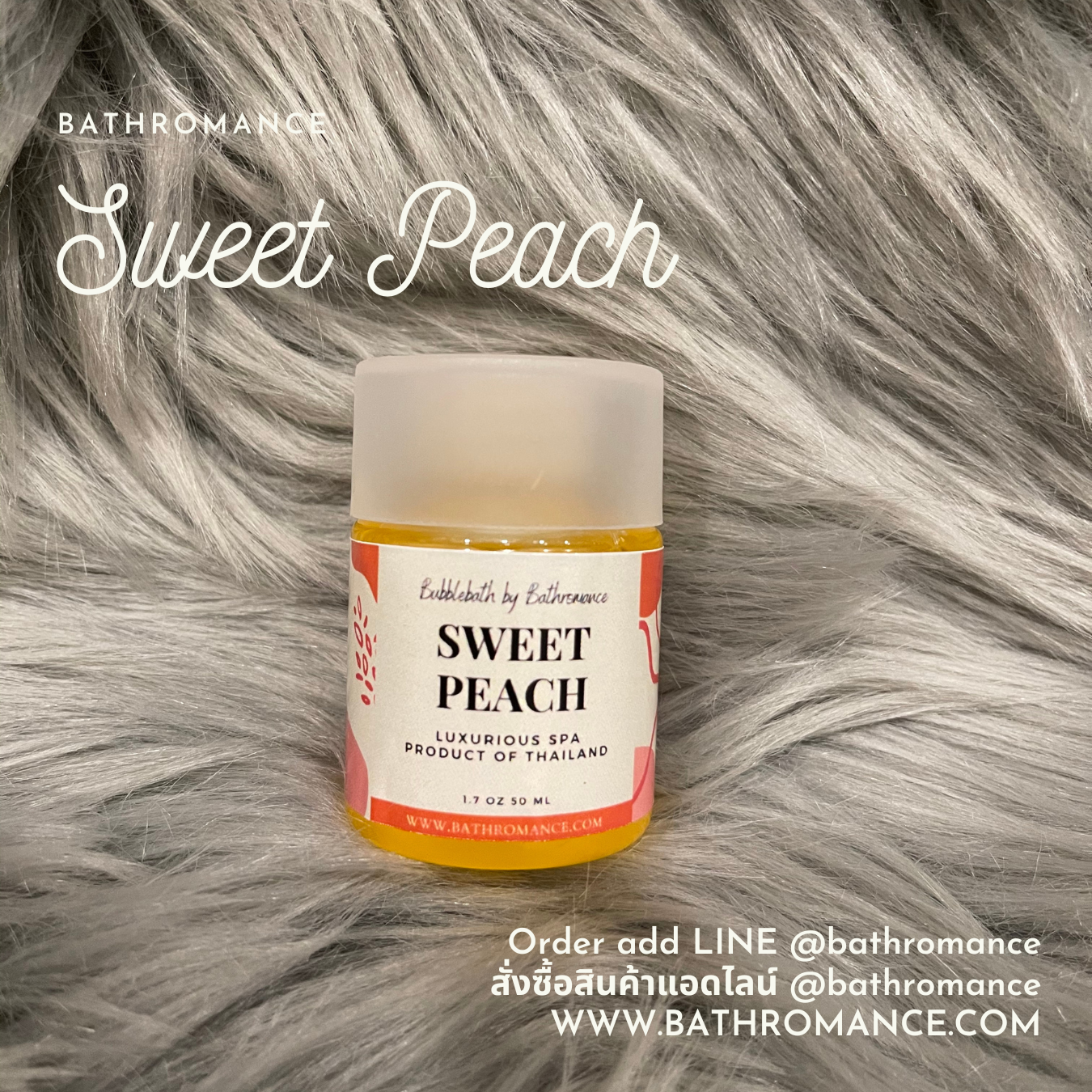 Peach Bubble Foam สบู่ทำฟองแบบขวด กลิ่นพีช