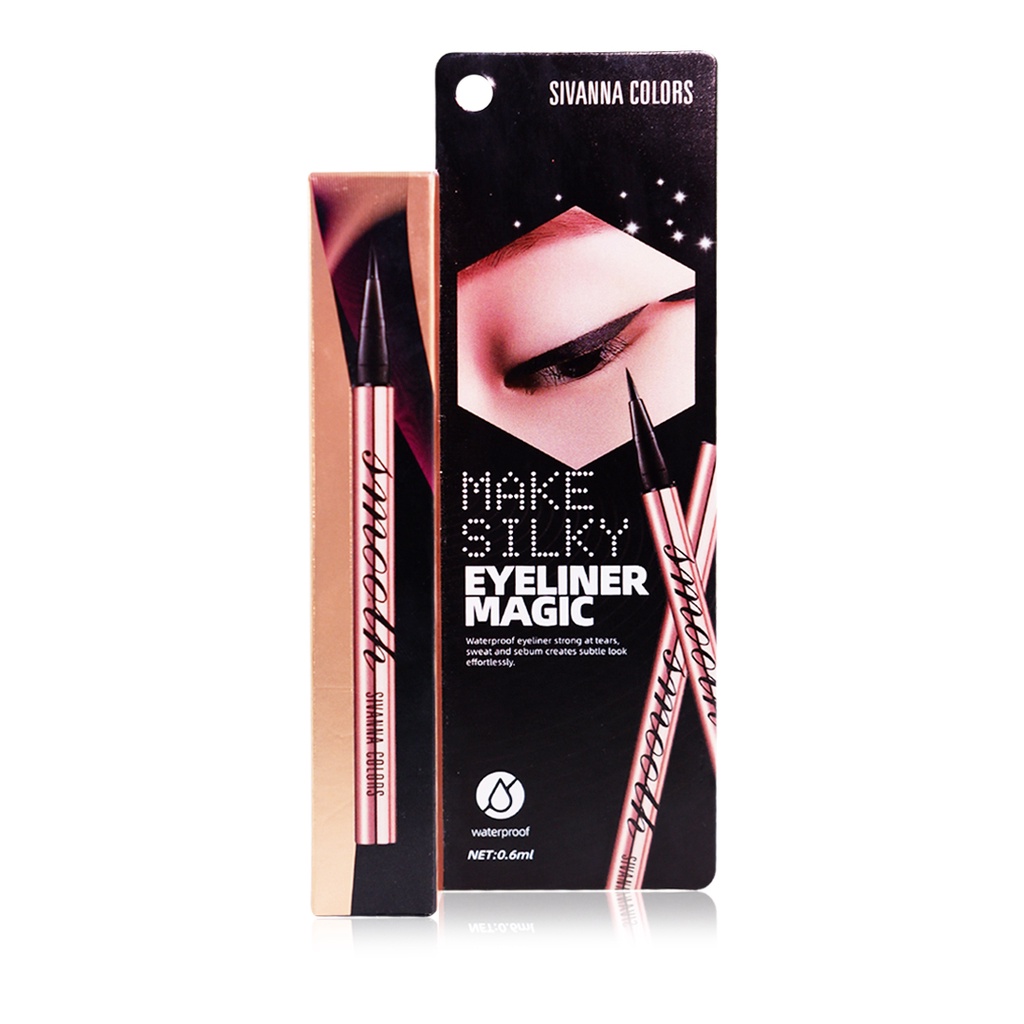 Sivanna Make Silky Eyeliner Magic 0.6ml HF9014 ซีเวนน่า อายไลเนอร์