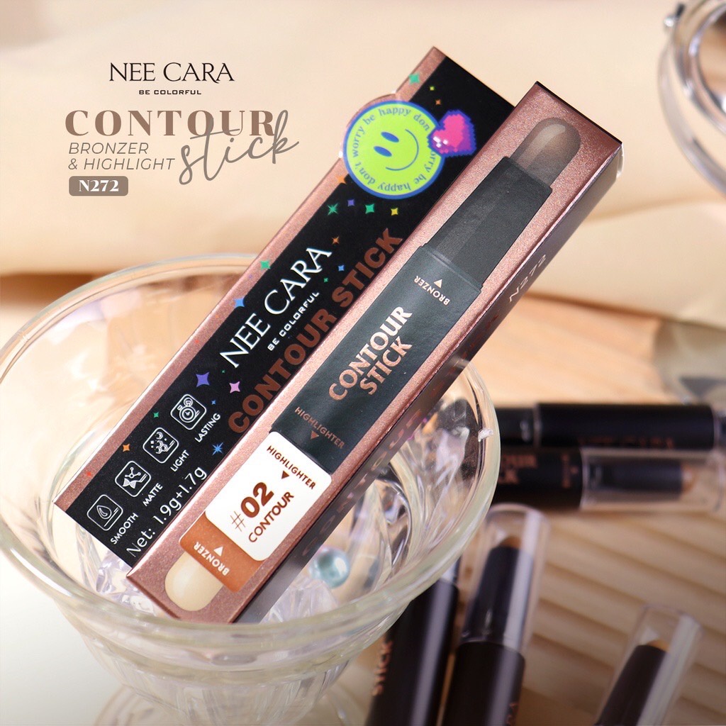 NEE CARA CONTOUR STICK N272 นีคาร่า คอนทัวร์ สติก (กรอบหน้าชัด)