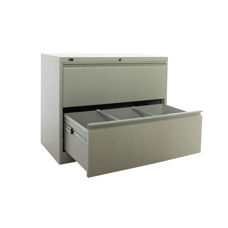 ตู้เหล็กเอนกประสงค์เก็บเอกสาร 2 ลิ้นชัก รุ่น MET-L02