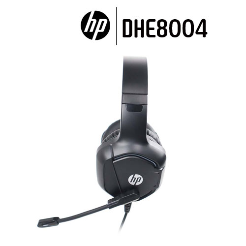 HP DHE8004 HP BLACK HEADPHONE+MIC LED (3.5MM.+USB) HP-HM-HP-8004U