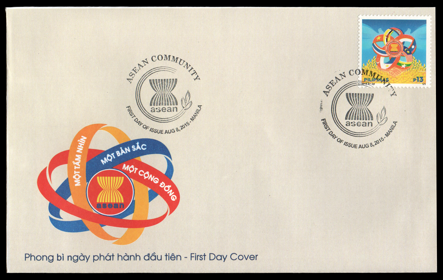 ซองที่ระลึก 10 ประเทศอาเซียน (เวียดนาม)