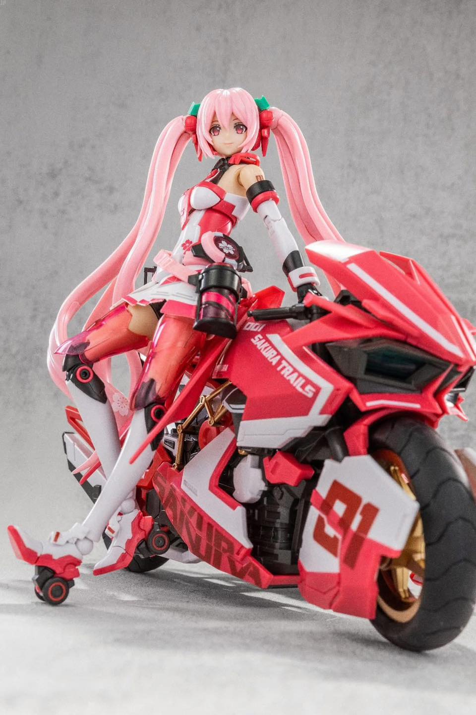 1/12 Sakura Miku งานประกอบ ค่าย SoSkill สูง16ซม