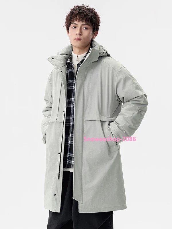 เสื้อโค้ทยาวบุหนา อุ่นได้ถึงติดลบ ไซส์ใหญ่พิเศษ L-8XL และ 3 สีสุดเท่ ใส่เที่ยวต่างประเทศหรือขึ้นเหนือก็เท่ได้ทุกองศา กันน้ำ กันลม กันหิมะครบจบในตัวเดียว ทรงยาวเหนือเข่า ดูแพง ใส่แล้วหุ่นดูสูงเพรียว มีฮู้ดปรับได้ ใส่สบายไม่อึดอัด