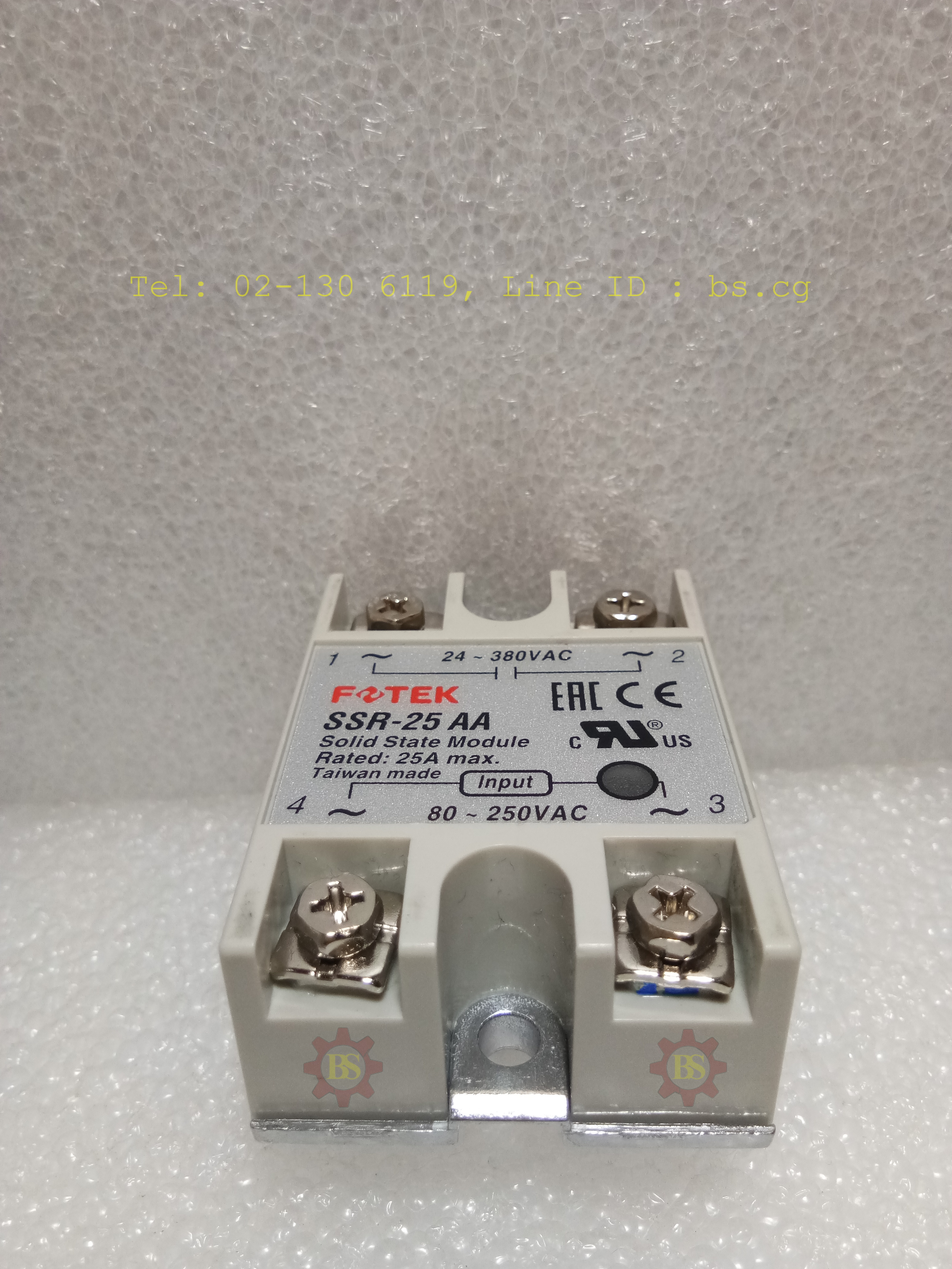 FOTEK : Solid State Module Rated: 25A max. SSR-25 AA